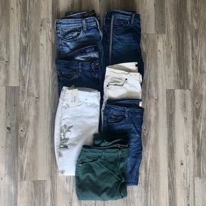 Lot of size 26/28 jeans